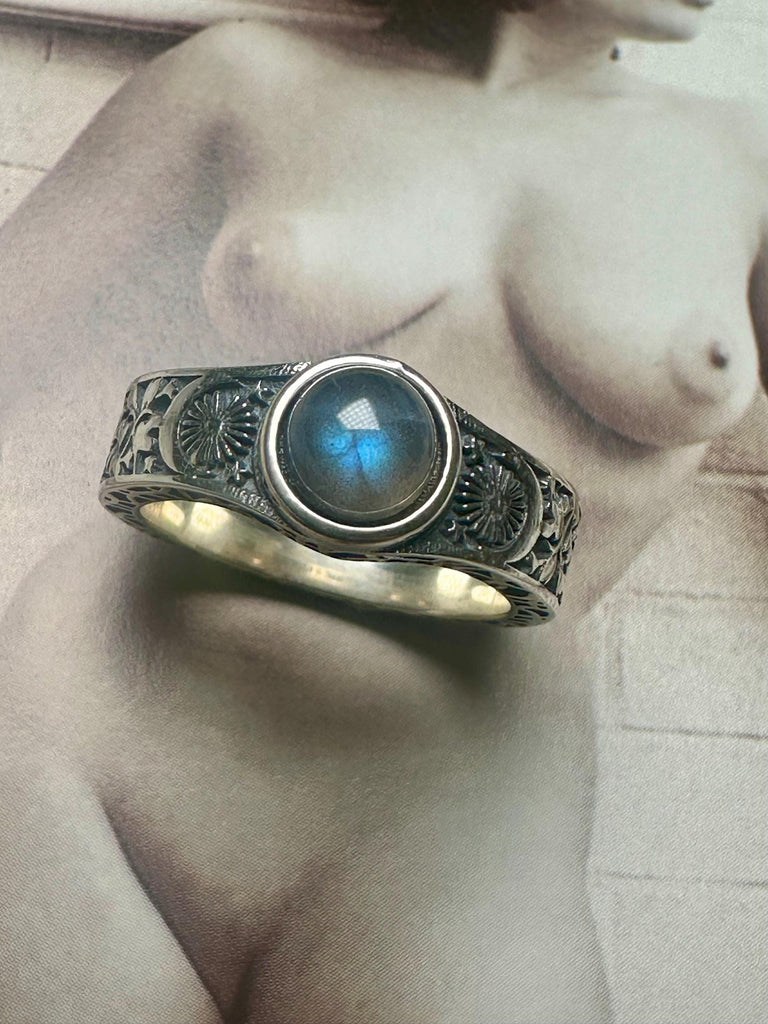 GALAXY RING,FAIRY Wedding Band 925 Sterling Silver