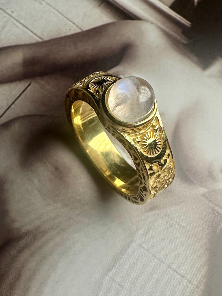 GALAXY RING,FAIRY Wedding Band 925 Sterling Silver