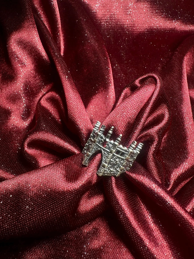 GOTHIC CATHEDRAL RING – Sterling Silver Castle Architecture Band