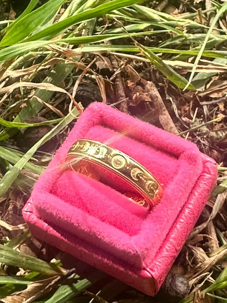 Moon Phase Ring | Hecate-Inspired Unisex Band | Sterling Silver or 14K Gold Plated | | Lunar Talisman
