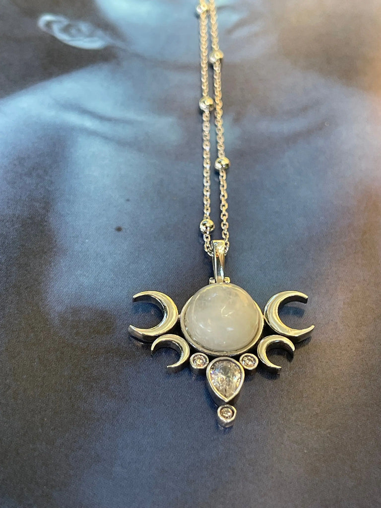 Hecate Five Moons Necklace  Jewelry Flesh & Soul